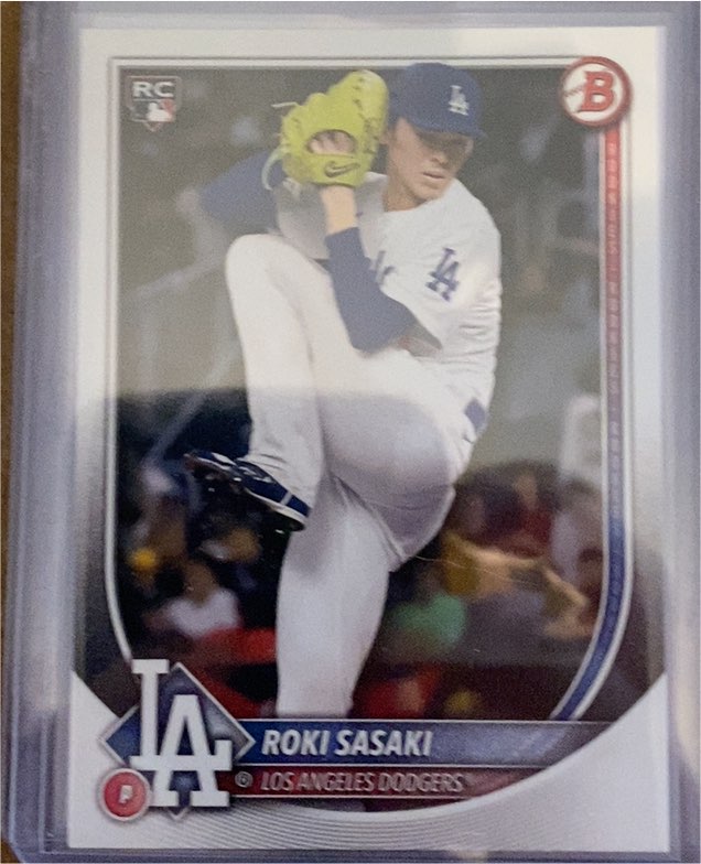 2025 Bowman #12 Roki Sasaki — front