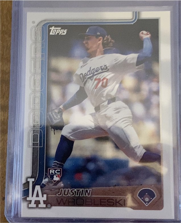 2025 Topps #204 Justin Wrobleski — front