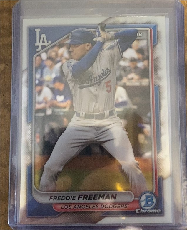2024 Bowman Chrome #74 Freddie Freeman — front