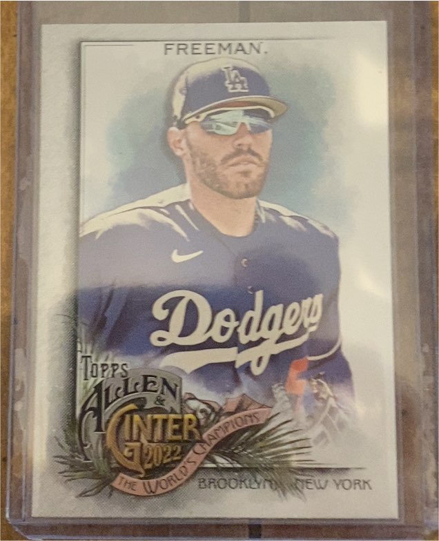 2022 Topps Allen & Ginter #18 Freddie Freeman — front