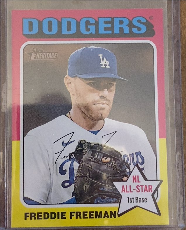 2024 Topps Heritage #248 Freddie Freeman — front