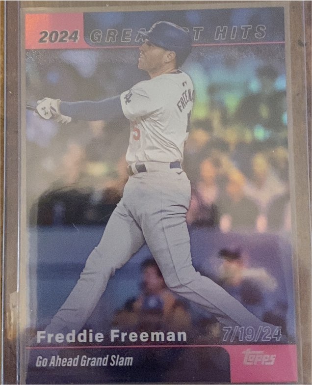 2025 Topps Series 1 2024 Greatest Hits #GH-10 Freddie Freeman — front