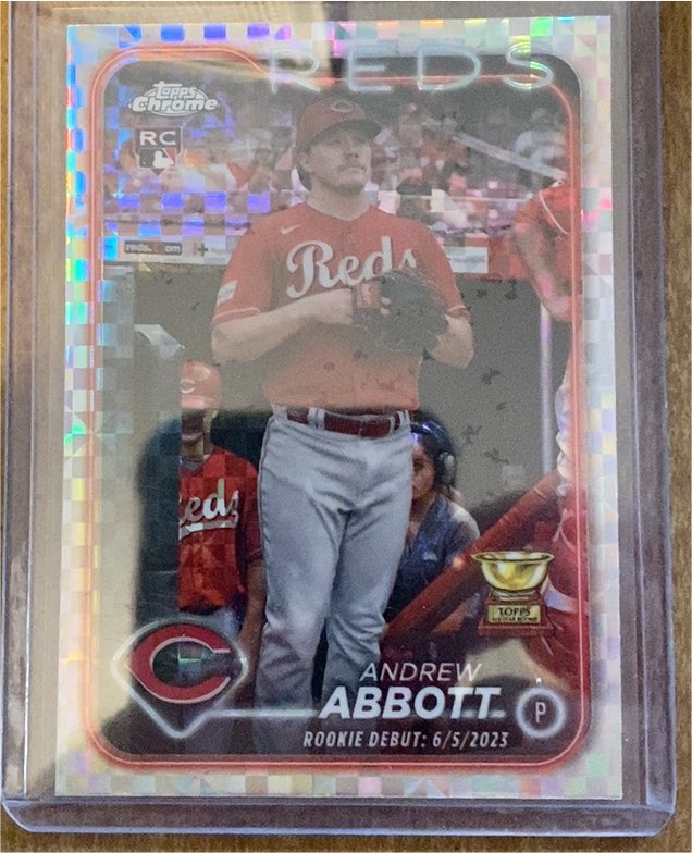 2024 Topps Chrome Update #USC34 Andrew Abbott — front