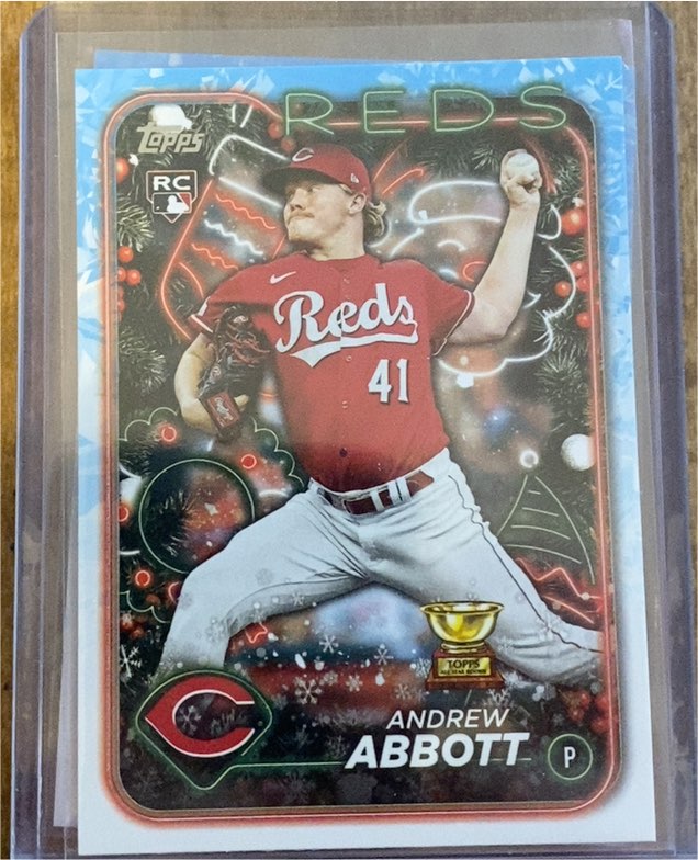 2024 Topps Holiday #H82 Andrew Abbott — front
