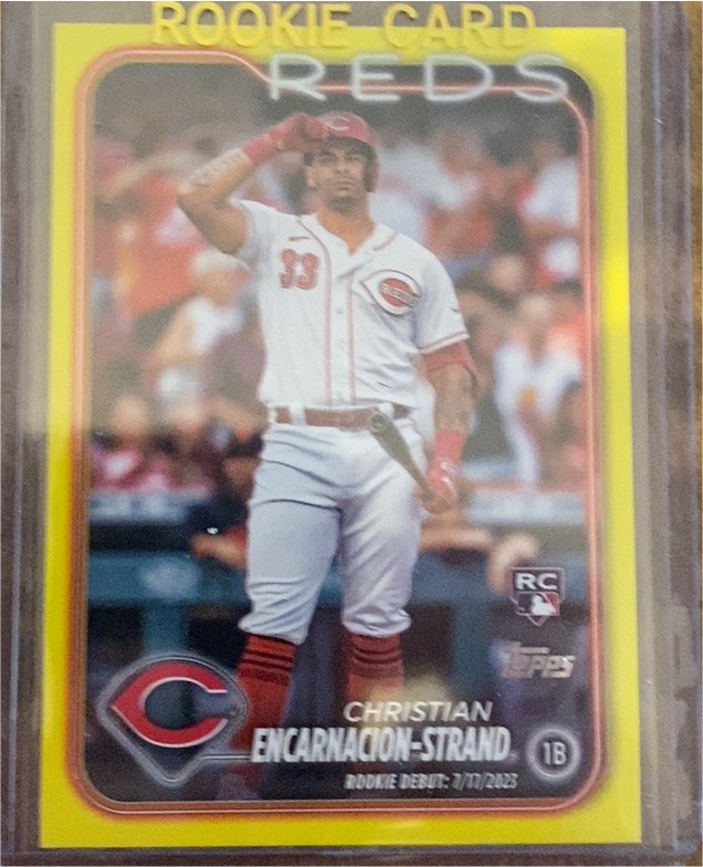 2024 Topps Update #US201 Christian Encarnacion-Strand — front