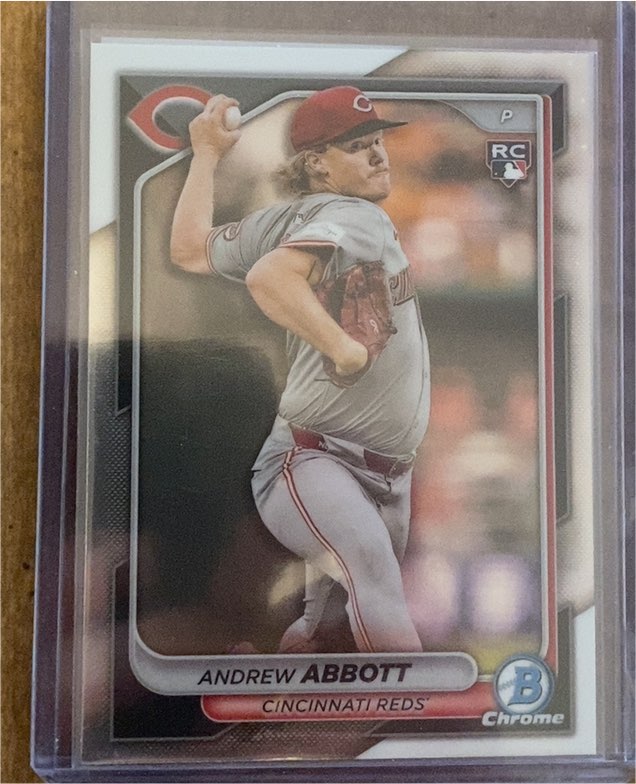 2024 Bowman Chrome #P Andrew Abbott — front
