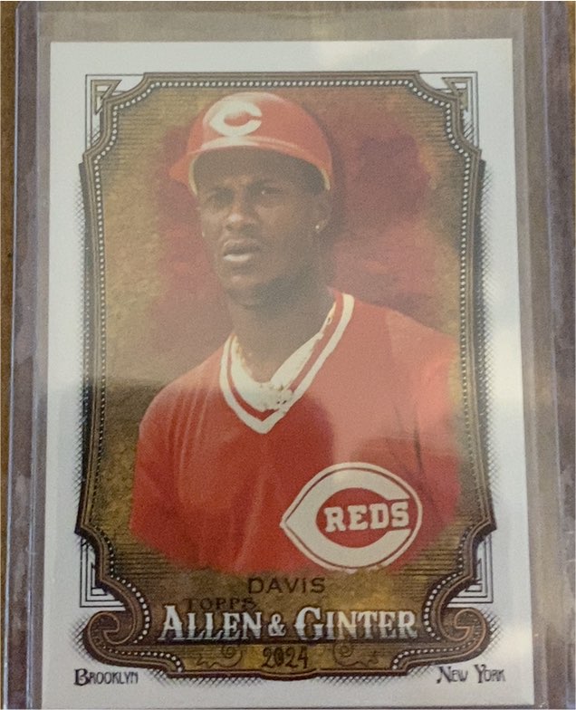 2024 Topps Allen & Ginter #330 Eric Davis — front