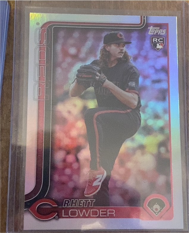 2025 Topps Series 1 #205 Rhett Lowder — front