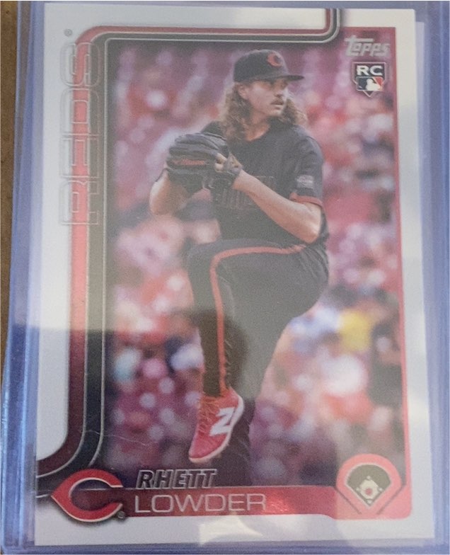 2025 Topps Series 1 #205 Rhett Lowder — front