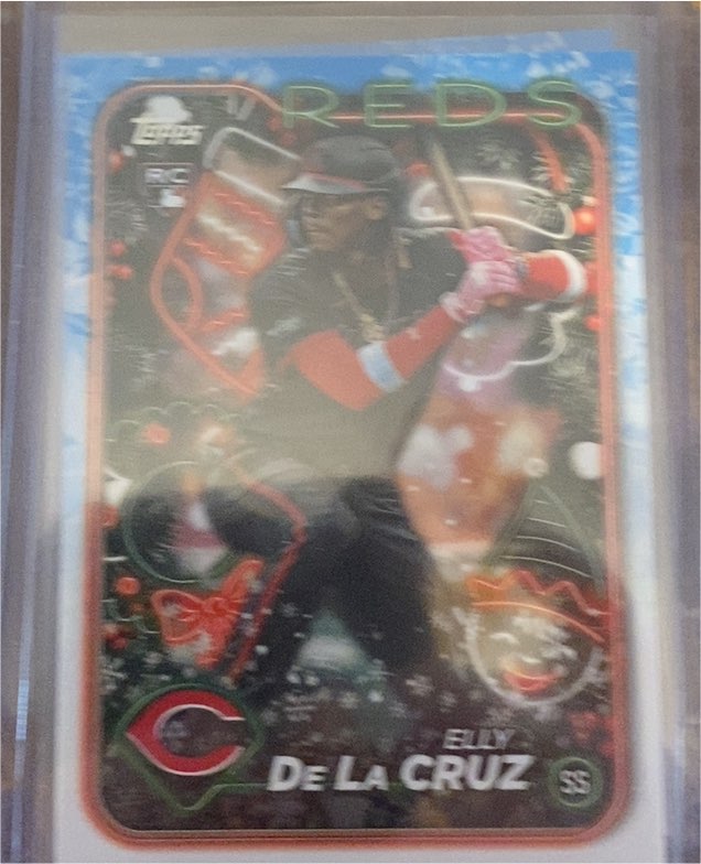 2024 Topps Holiday #H102 Elly De La Cruz — front