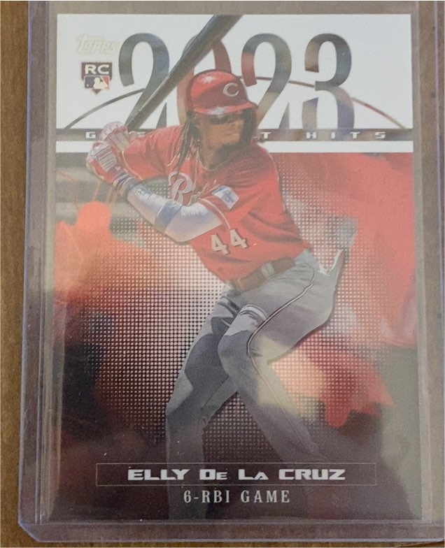 2024 Topps Series 1 2023 Greatest Hits #23GH-25 Elly De La Cruz — front