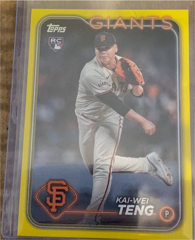 2024 Topps Update #US212 Kai-Wei Teng — front
