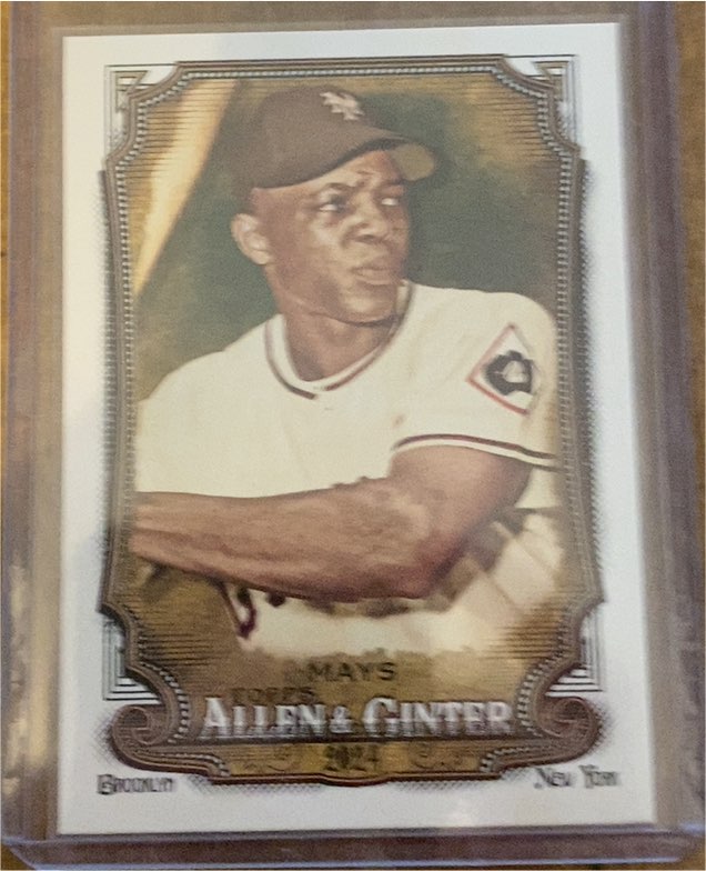 2024 Topps Allen & Ginter #118 Willie Mays — front