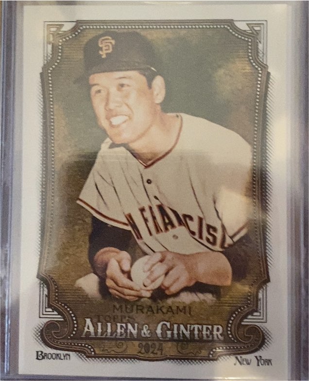 2024 Topps Allen & Ginter #172 Masanori Murakami — front