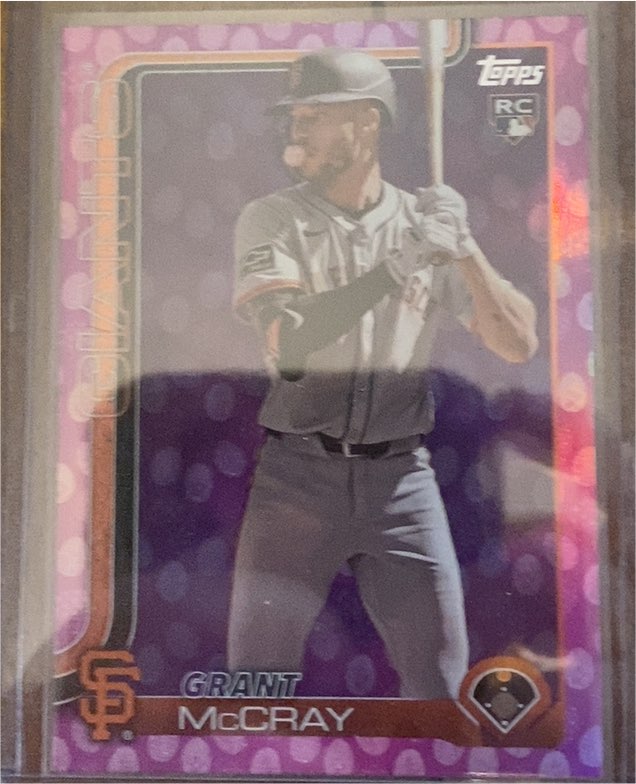 2025 Topps Series 1 #213 Grant McCray — front