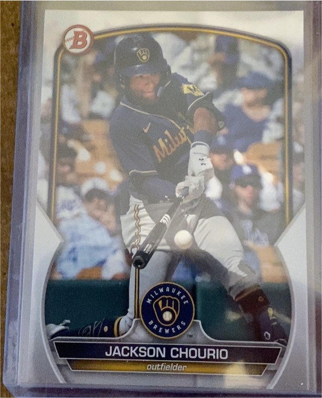 2023 Bowman Draft #BD-156 Jackson Chourio — front