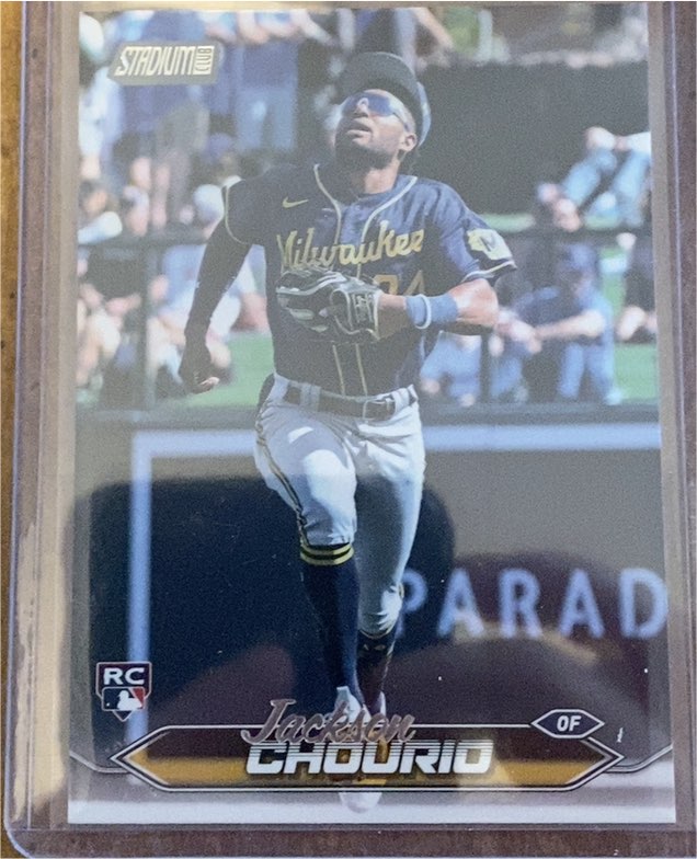 2024 Topps Stadium Club #184 Jackson Chourio — front