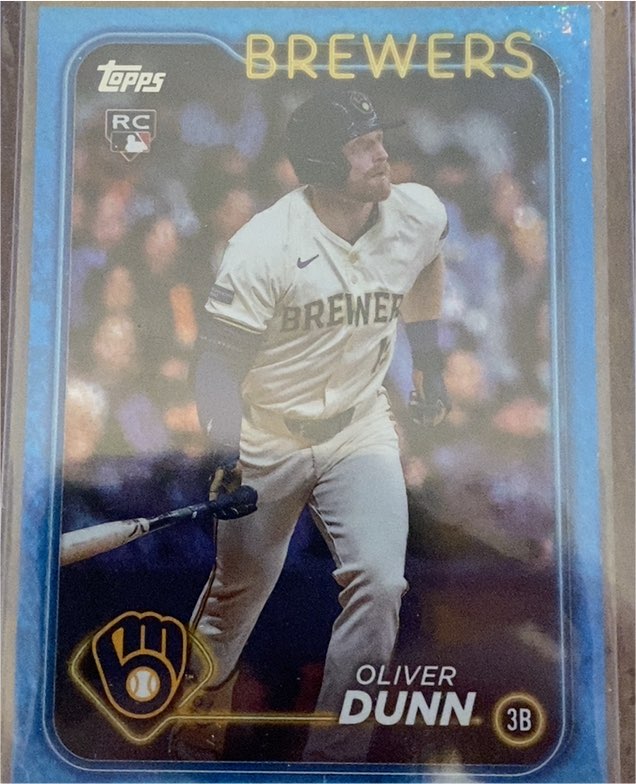2024 Topps Update #US310 Oliver Dunn — front