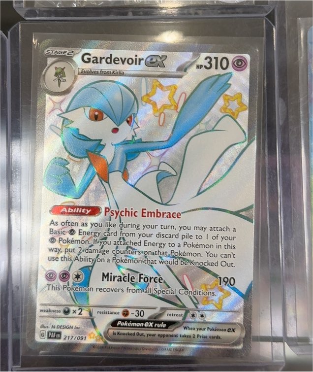 2024 Pokémon TCG Paldean Fates #217/091 Gardevoir ex — front