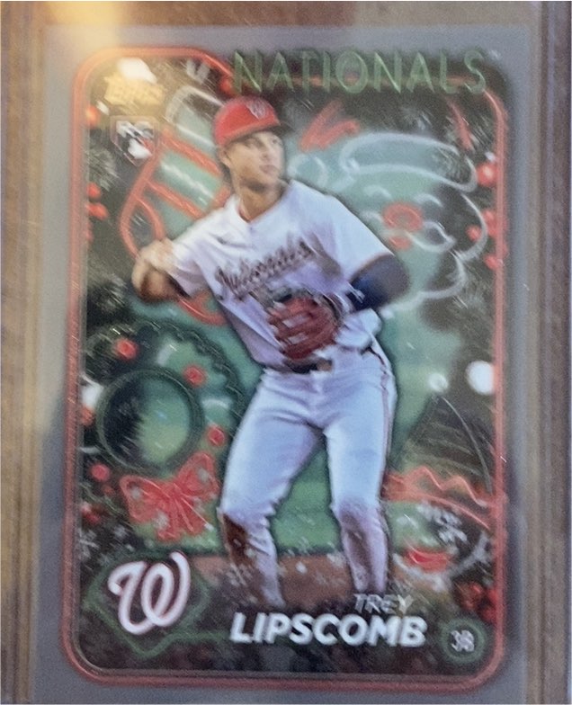 2024 Topps Holiday #H91 Trey Lipscomb — front