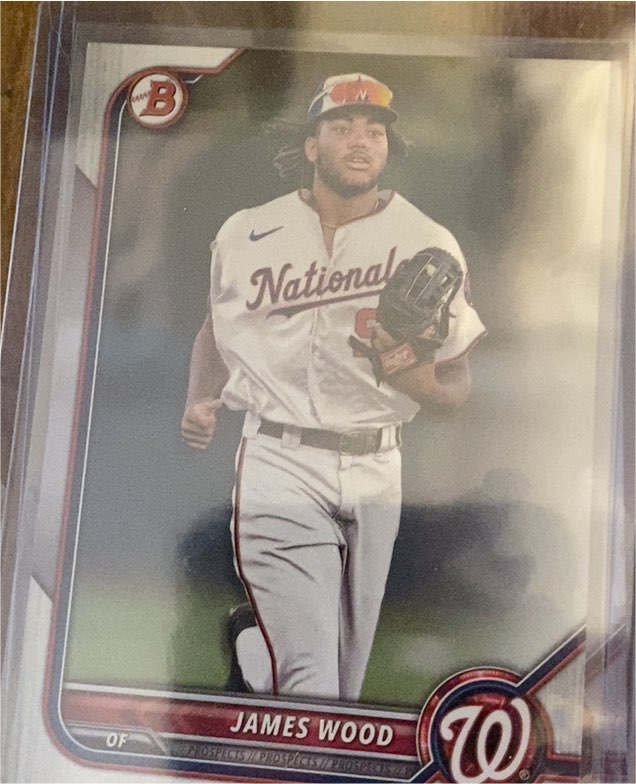 2022 Bowman Draft #BD-171 James Wood — front