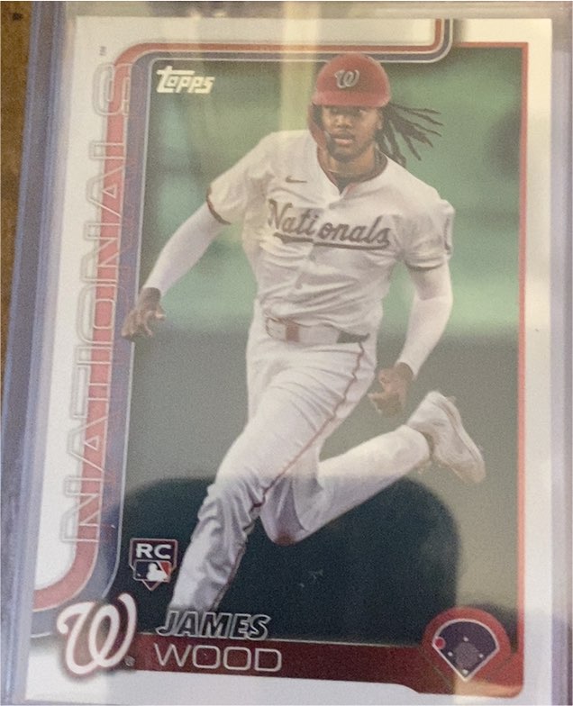 2025 Topps Series 1 #181 James Wood — front