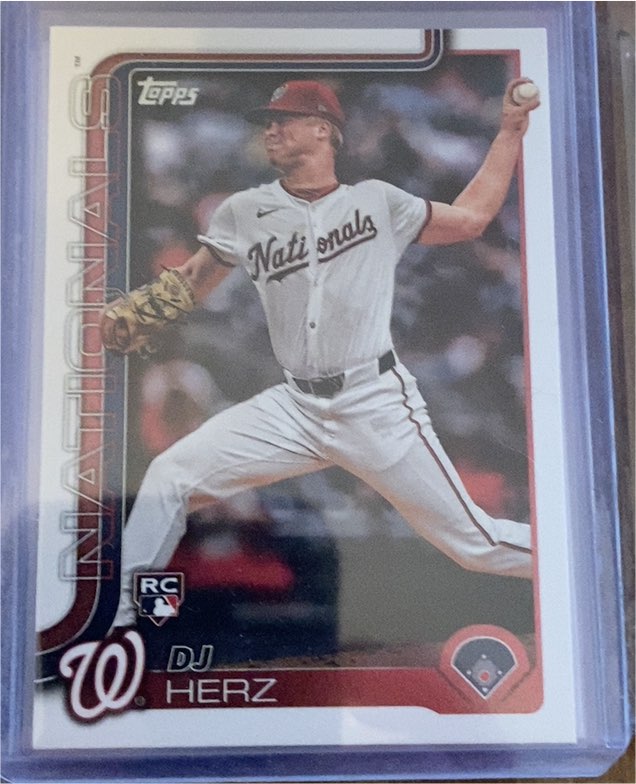 2025 Topps #287 DJ Herz — front