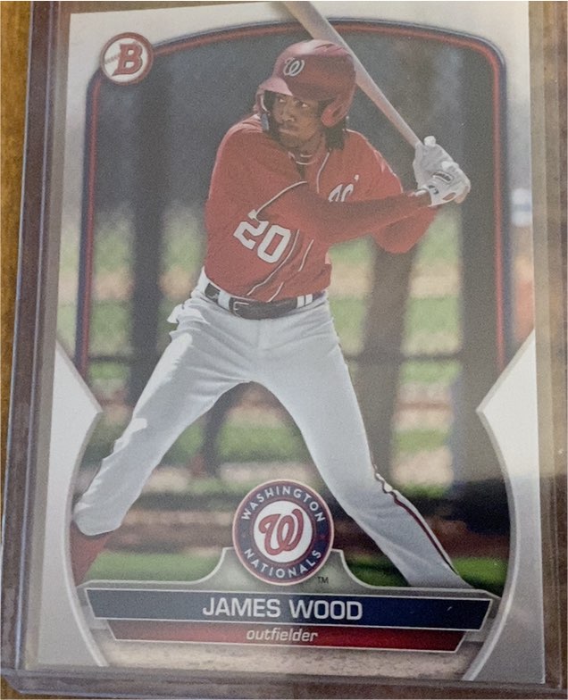 2023 Bowman Draft #BD-70 James Wood — front