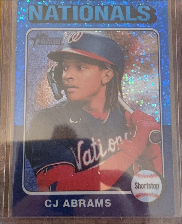 2024 Topps Heritage #446 CJ Abrams — front