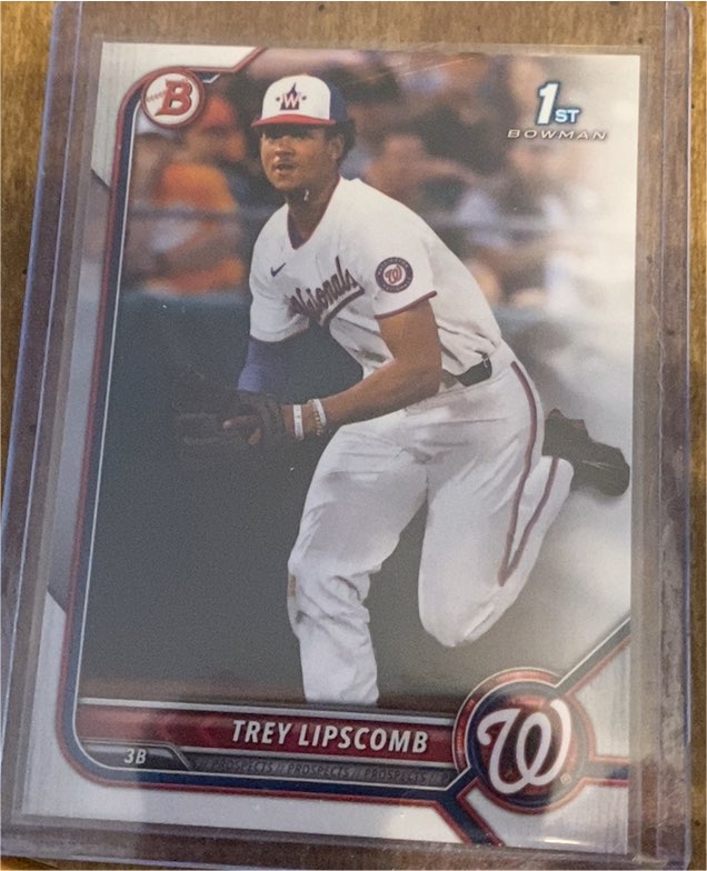 2022 Bowman Draft #BD-197 Trey Lipscomb — front