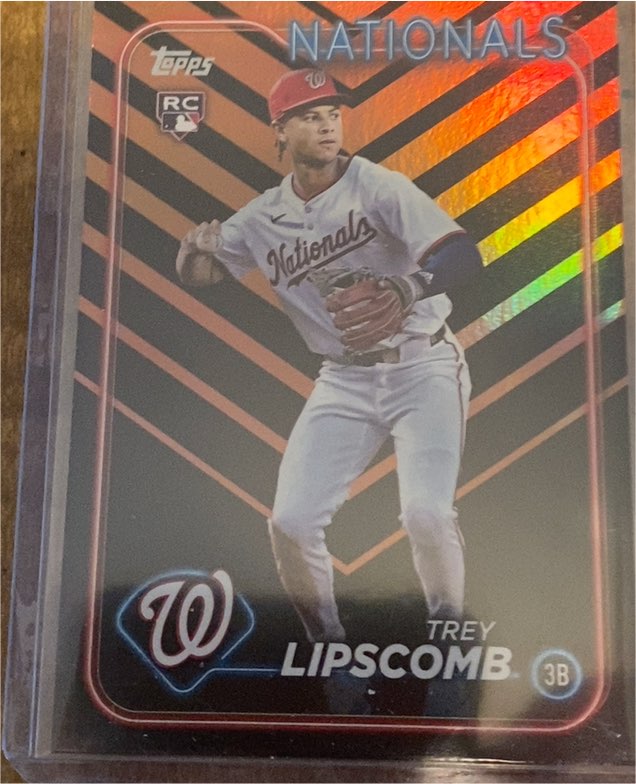 2024 Topps Update #US143 Trey Lipscomb Holiday — front
