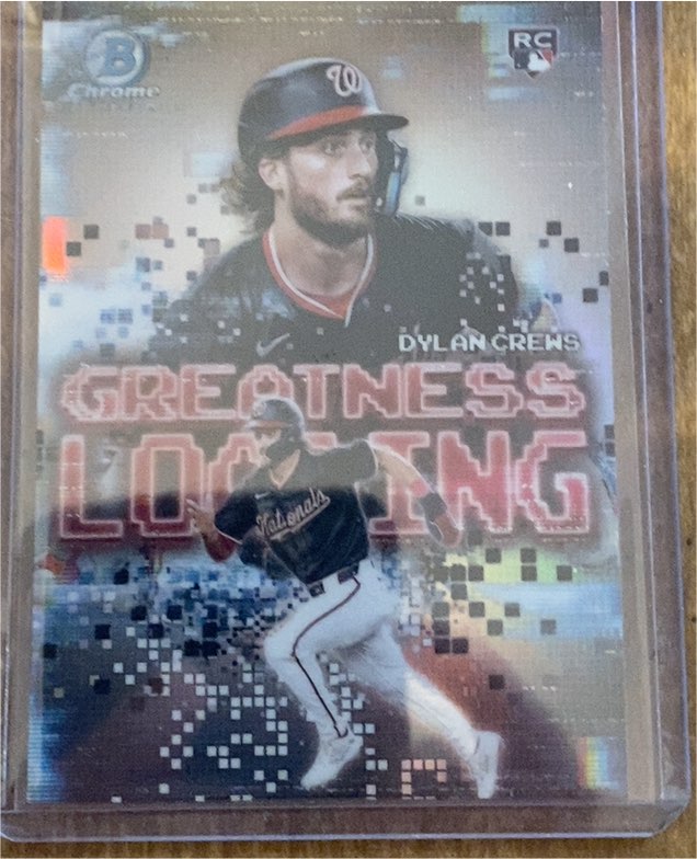 2025 Bowman Chrome #GL-18 Dylan Crews Greatness Loading — front