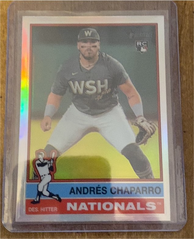 2025 Topps Heritage #418 Andrés Chaparro — front