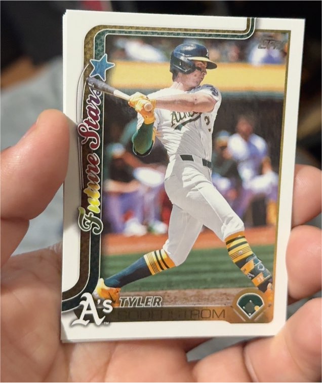 2025 Topps Series 1 #72 Tyler Soderstrom Future Stars — front