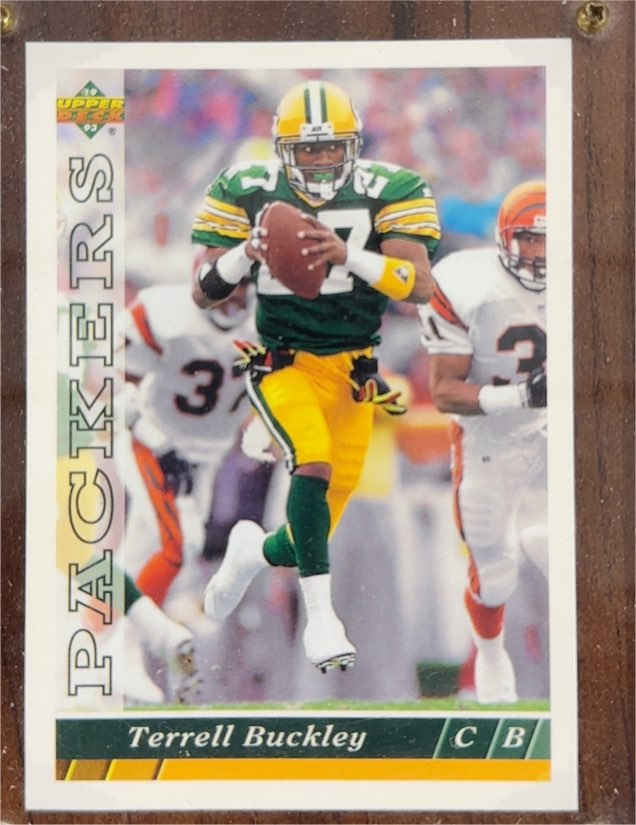 1993 Upper Deck #313 Terrell Buckley — front