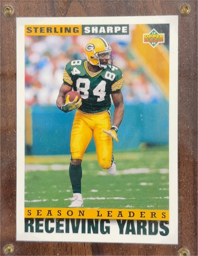 1993 Upper Deck #423 Sterling Sharpe — front
