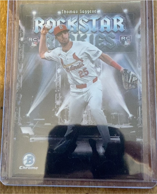 2025 Bowman Chrome #RR-17 Thomas Saggese — front