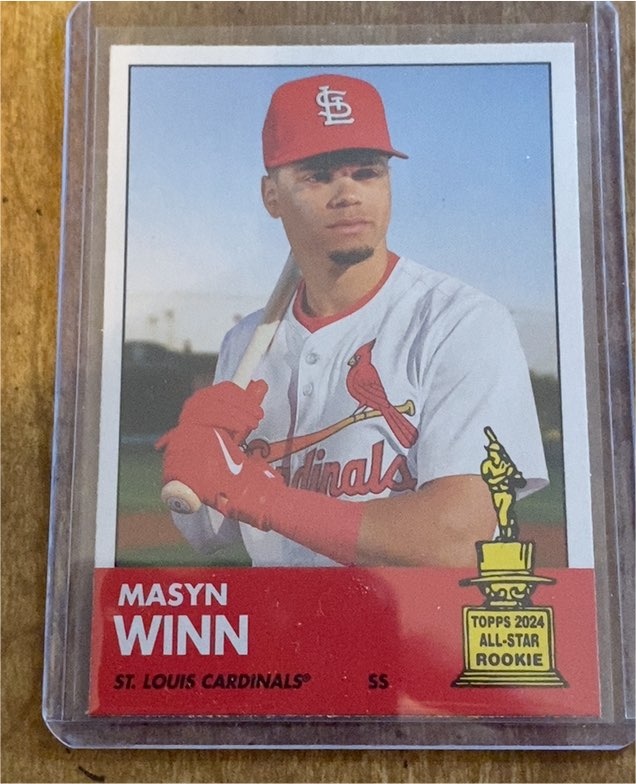 2025 Topps Heritage 25th Anniversary #H25-12 Masyn Winn — front