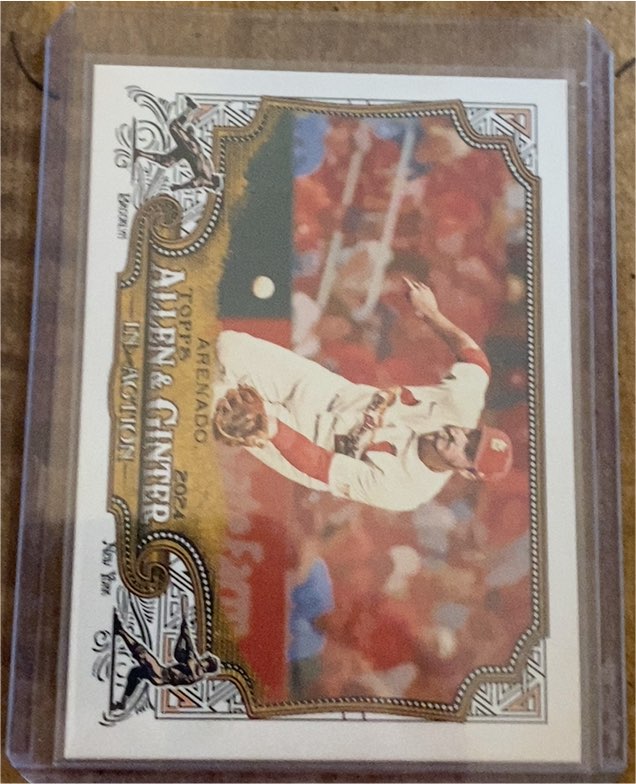 2024 Topps Allen & Ginter #IA-47 Nolan Arenado In Action — front