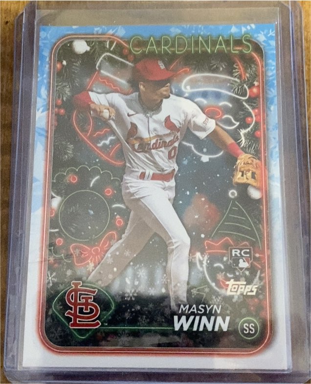2024 Topps Holiday #H94 Masyn Winn — front