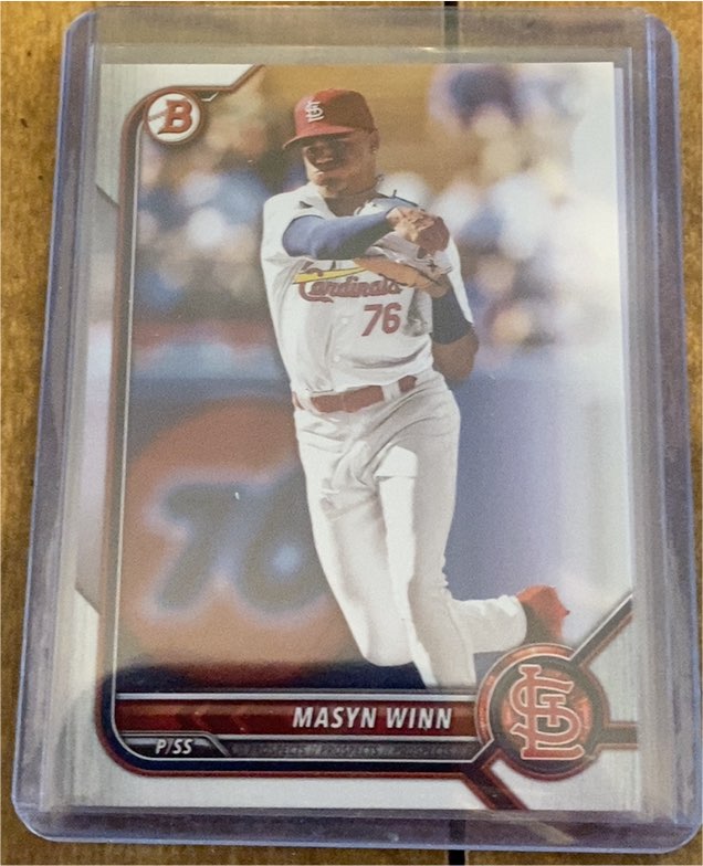 2022 Bowman Draft #BD-170 Masyn Winn — front