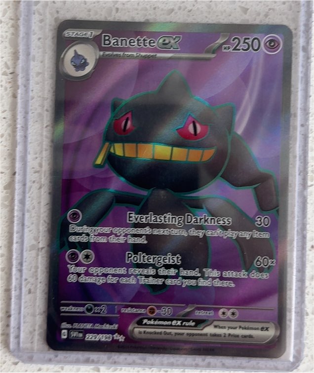 2023 Pokémon Scarlet & Violet #229 Banette ex — front