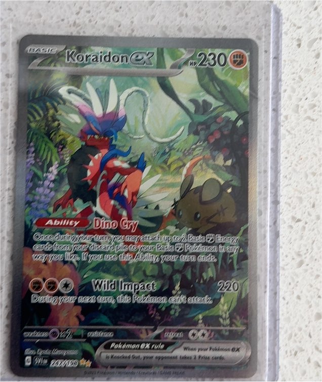 2023 Pokémon Scarlet & Violet #247 Koraidon ex — front