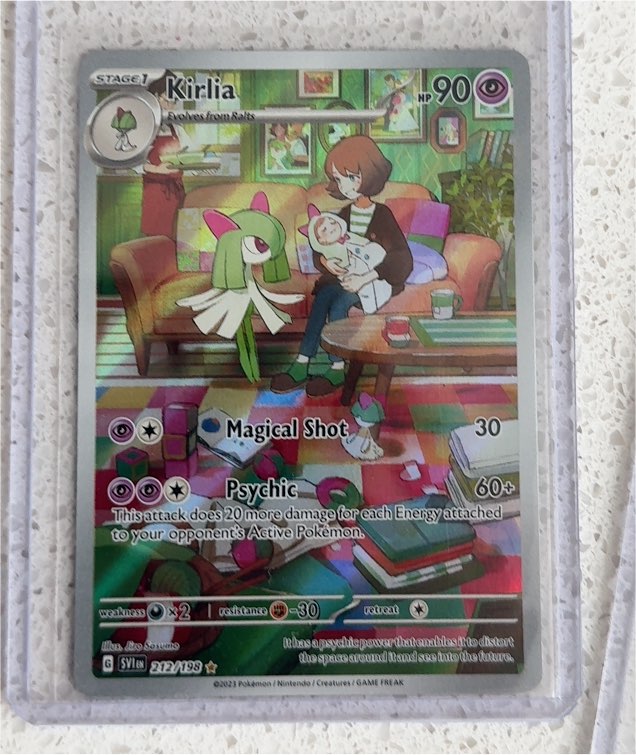 2023 Pokémon Scarlet & Violet Base Set #212 Kirlia Illustration Rare — front