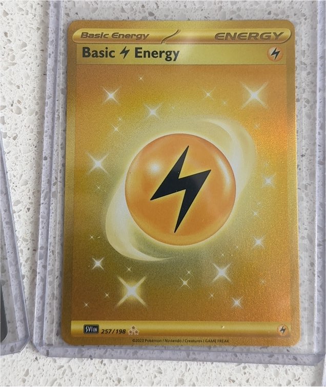 2023 Pokémon Scarlet & Violet #257 Basic Lightning Energy — front