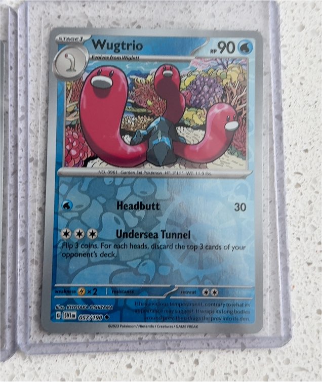 2023 Pokémon Scarlet & Violet #057 Wugtrio — front
