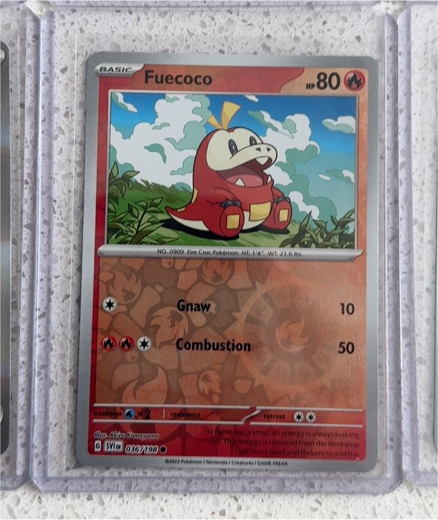 2023 Pokémon Scarlet & Violet #036 Fuecoco — front
