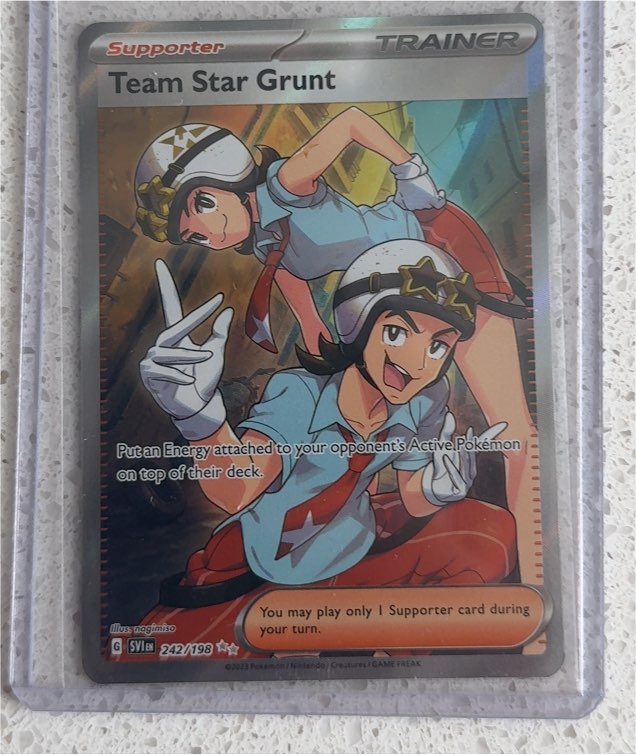 2023 Pokémon Scarlet & Violet #242 Team Star Grunt — front