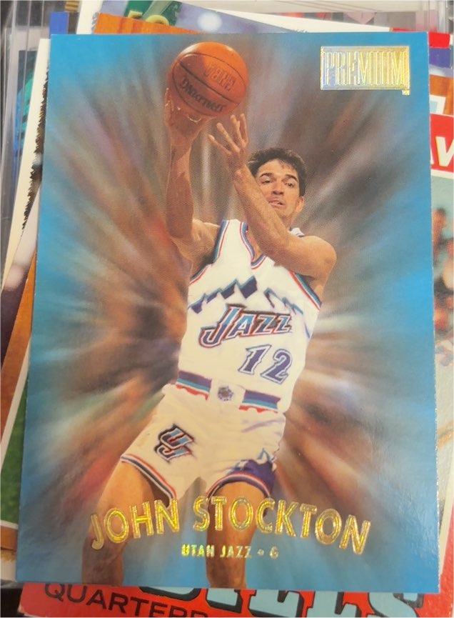 1997-98 SkyBox Premium #20 John Stockton — front