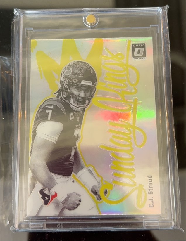 2024 Donruss Optic Football #12 C.J. Stroud Sunday Kings — front